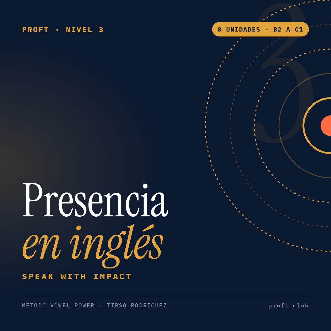 Portada del Nivel 3: Presencia en inglés